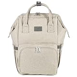 ProGression Wickelrucksack, Rucksack Wickeltasche lässig für unterwegs, inkl. Wickelunterlage, ideal für den Kinderwagen, mit vielen Fächern für Babysachen und Windeln