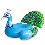 JOYIN Peacock riesigen aufblasbaren Pool Schwimmen, spaß-Strand-floaties, Schwimmen Partei Spielzeug, Insel-Pool, Pool raft Summer Lounge für Erwachsene & Kinder