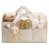 PeraBella Baby-Windel-Caddy Organizer für Wickeltisch, Baby-Aufbewahrungskorb für Windeln und Feuchttücher, Geschenk für Babyparty, Auto-Caddy Organizer, Kindergarten-Windel-Organizer, tragbare