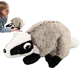Dachs Soft Toys – Dach gefüllt mit Plüsch – weiche Dächer – flauschiges Spielzeug aus Plüsch | Weiches Kuscheltier – dekoratives Plüschtier für Schlafzimmer, Wohnzimmer, Büro und Zuhause