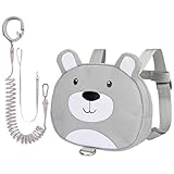 Bebamour Tier-Kleinkind-Rucksack mit Sicherheitszügeln, Mini-Tasche mit Sicherheitsleine für Kinder, tragbarer Rucksack