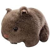TOPLITHE Niedliches Wombat Plüschtier, Kuscheliges Wombat Plüschtier Weiches Kuscheltier Geschenk for Kinder Jungen Mädchen Geburtstag, Weihnachten(Brown,18CM/7IN)