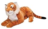 Wild Republic 18066 Republic 19547 Jumbo Plüsch Tiger, großes Kuscheltier, Plüschtier, Cuddlekins, 76 cm