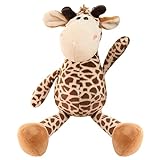 OCDSLYGB Giraffe Plüsch Spielzeug mit Giraffe Kuscheltier, Giraffe Kuscheltier Kuscheltier Kuschelkissen Neugeborene Spielzeug für Kinder Jungen Mädchen ab 25CM