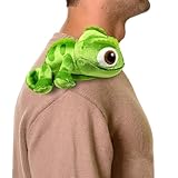 OptiPlay Plüschtier Pascal Chamäleon, Chamäleon Kuscheltier, Chamäleon Pascal, Pascal Shoulder Plüschpuppe, Pascal Plüsch Schulter Chamäleon Stofftier Spielzeug, für Kinder Erwachsene