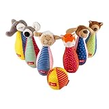 SIGIKID 49520 Kegelspiel Soft PlayQ Mädchen und Jungen Babyspielzeug empfohlen ab 3 Monaten mehrfarbig