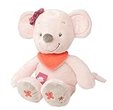 Nattou Kuscheltier Maus Valentine, Adèle und Valentine, 30 x 17 x 12 cm, Grau/Rosa