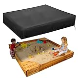Sandkasten Abdeckung, Outdoor Garden Abdeckplane Sandkasten, Square Sandkastenabdeckung, 210D Oxford-Tuch Wasserdicht, Winddicht, Staubdicht, Geeignet Zum Schutz Von Kinderspielzeug (160x160cm)