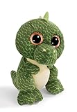 NICI GLUBSCHIS Dino Tyrannosaurus Rex Xert 15 cm – Kuscheltier aus weichem Plüsch, niedliches Plüschtier zum Kuscheln und Spielen, für Kinder & Erwachsene, 48922, tolle Geschenkidee, grün