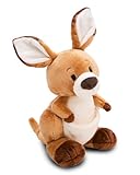 NICI Kuscheltier Känguru Kelly 21cm - braun - Stofftier aus weichem Plüsch, niedliches Plüschtier zum Kuscheln und Spielen, für Kinder & Erwachsene, tolle Geschenkidee - 61713