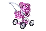 Knorrtoys 63445 - Puppenwagen First - Star Dark pink