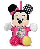 Clementoni 17207 Disney Baby – Minnie Leucht-Plüsch, Kuscheltier für Kleinkinder & Säuglinge, Stofftier mit Licht und Musik, Einschlafhilfe für Kinder