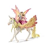 schleich BAYALA 70568 Fee Feya und Einhorn Pegasus Spielset, Magisches Fantasie Einhorn mit Flügel und Fee - Einhorn Spielzeug, Figuren Set für Kinder ab 5 Jahren