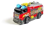 Dickie Toys – Feuerwehrauto – mit echter Wasserspritze, Sirene und Licht, Freilauf, 15 cm lang, Spielzeugauto für Kinder ab 3 Jahren