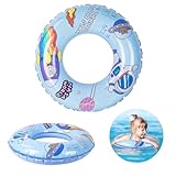 Oziral Baby Schwimmring, Verdickter Aufblasbarer Schwimmreifen, Schwimmhilfe für Kinder 6 Monate bis 3 Jahre, Schwimmhilfe Spielzeug Pool Schwimmen Floatt (Blau)