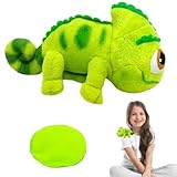 JazRvr Chamäleon Kuscheltier, Magnetische Plüschfigur Für Kinder, Inspiriertes Spielzeug