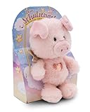NICI Kuscheltier Schutzengel Schwein La La Piggie 28cm in Geschenkbox - rosa - Weiches Plüschtier – niedliches Stofftier zum Kuscheln & Spielen – tolle Geschenkidee für Kinder & Erwachsene - 61451