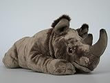 Unbekannt Plüschtier Nashorn - liegend - 50 cm Rhino Kuscheltier Stofftier