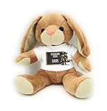 Kilala Zuckertüten-Topping Hase – Personalisiertes Kuscheltier, Glücksbringer Einschulung (Waschbär)