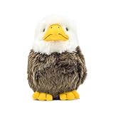 Uixxducc Kuscheltier Adler Plüschtier für Kinder Realistischen Plüsch Adler Spielzeug Wurfkissen Weiche Stofftier Adler Puppen Geburtstagsgeschenk