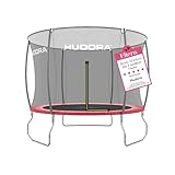 HUDORA Trampolin Fantastic in versch. Größen - Gartentrampolin mit Sicherheitsnetz - Sporttrampolin für bis zu 100kg - Familien-Trampolin mit extra breiter Randabdeckung für Kinder & Erwachsene