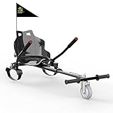 EVERCROSS Hoverkart, Hoverboards Sitz Neue Generation, Kart-Erweiterung für 6,5' 8' 10' Hoverboards, Hoversitz Größenverstellbar für Kinder und Erwachsene Go-Kart