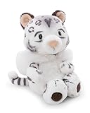 NICI Kuscheltier Schneeleopard Eleni Snowbell 20cm - weiß - Weiches Plüschtier – niedliches Stofftier zum Kuscheln & Spielen – tolle Geschenkidee für Kinder & Erwachsene - 62411