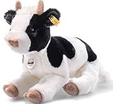 Steiff Kuscheltier Kalb Luise, Süßes Stofftier, Jungen, Mädchen & Babys ab 0 Monaten, Plüschtier 32 cm, Weiß, 072161