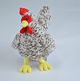 Unbekannt Stofftier Hahn 26 cm, Kuscheltier Plüschtier, Hähnchen Gockel Huhn Henne