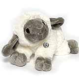 Schäfchen Kuscheltier Lamm Schaf liegend Plüschtier Plüschlamm Clara - Kuscheltiere*biz