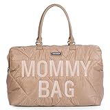 Childhome - Mommy Bag Wickeltasche - Gesteppt - Beige 55x30x40cm Jubiläumsauflage
