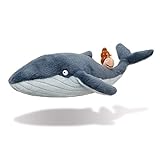 AURORA Snail and The Whale Soft Toy, 61238, 7in, Grey, for Fans of The Book by Julia Donaldson and Axel Scheffler, Blue