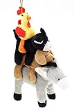 ELLUG Plüsch Bremer Stadtmusikanten zum Stellen und Hängen 30cm (2800880)