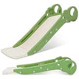 Sofa Rutsche, Kinderrutsche, Mini Kletterrutsche für Bett oder Couch, Indoor & Outdoor Spielgeräte für Jungen und Mädchen (Grün)
