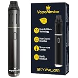 Vaporizer Kräuter Portabler Verdampfer - VapeMaster Skywalker Premium Herb Vaporizer, Keramikkammer Und 360 Grad Heizung, Temperatur Kontrolle, Reiner Dampf