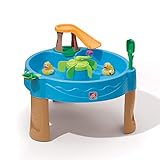 Step2 Duck Pond Wasserspieltisch | Kleiner Wassertisch mit 6-teiligem Zubehörset | Garten Wasser Spieltisch für Kinder