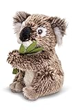 Uni-Toys - Koala mit Blatt, sitzend - 16 cm (Höhe) - Plüsch-Bär - Plüschtier, Kuscheltier