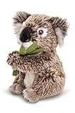 Uni-Toys - Koala mit Blatt, sitzend - 16 cm (Höhe) - Plüsch-Bär - Plüschtier, Kuscheltier