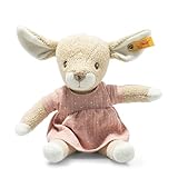 Steiff Kuscheltier GOTS Raja Reh, Süßes Stofftier, Jungen, Mädchen & Babys ab 0 Monaten, Plüschtier 26 cm, Rosa, 242434