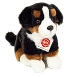 Teddy Hermann 91972 Berner Sennenhund sitzend 21 cm, Kuscheltier, Plüschtier mit recycelter Füllung