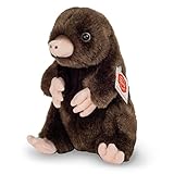 Teddy Hermann 92653 Maulwurf sitzend 19 cm, Kuscheltier, Plüschtier