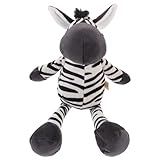 VICASKY Zebra- Zebra Kuscheltier Zebra Stofftier Aus Stoff Zebra Für Zebra Kinder Kuschelweiches Plüschtier Spielzeug Entzückendes Zebra Kurzer Plüsch