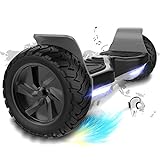COLORWAY 8,5 Zoll Hoverboards -mit APP- Bluetooth - LED Räder - 2 Motor - All Terrain Off Road Riefen