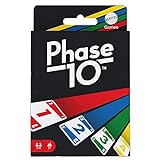 MATTEL Phase 10 - Spannendes Kartenspiel in der deutschen Version, von den UNO-Machern, 10 verschiedene Phasen, Rommé-ähnlich, für 2-6 Spieler, FPW38