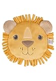 Sterntaler Wärmekissen Löwe Leo - wohltuendes Wärmekissen für Baby und Kinder mit niedlichen Applikationen - Haferkissen aus kuscheligem Material - Kuscheltier spendet Trost und beruhigt, mattgelb