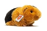 Teddy Hermann 92660 Meerschweinchen schwarz/Gold 20 cm, Kuscheltier mit idealem Recyclinganteil (Füllmaterial)