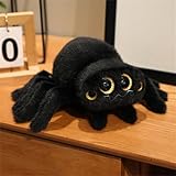 Uixxducc Lebensechte Spinne Plüschtier Puppe, Stofftier Niedlicher Spinnen, Kuscheltiere Simulation Spinne, Kuscheltier Geschenk Spinnenpuppe Für Kinder Geschenk (Puppe,F)
