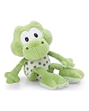 NICI Kuscheltier Frosch Fridolin Frog 18cm - grün - Weiches Plüschtier – niedliches Stofftier zum Kuscheln & Spielen – tolle Geschenkidee für Kinder & Erwachsene - 62266