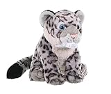 Wild Republic Cuddlekins Schneeleopardenjunges, Stofftier, Baby-Geschenk für Mädchen und Jungen, Kinder Plüschtier, Kuscheltier Für Babys, Spielzeug aus Recyclingmaterial, 30 cm