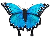 Uni-Toys - Schmetterling blau (mit Schlaufe) - 26 cm (Breite) - Plüsch-Insekt - Plüschtier, Kuscheltier